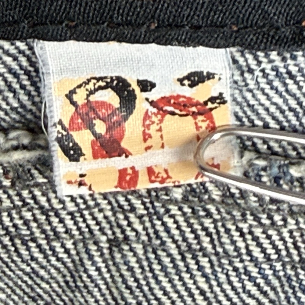 JPG Jean's Jean Paul Gaultier Womens 30" Corset Lace Up Flare Jeans Y2K Vintage - Picture 5 of 12